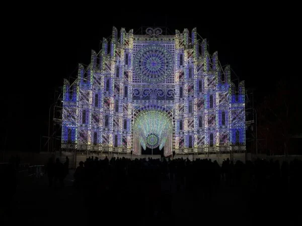 Catedral de luces de Mágicas Navidades en Torrejón de Ardoz